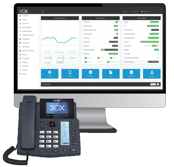 3CX vs FreePBX