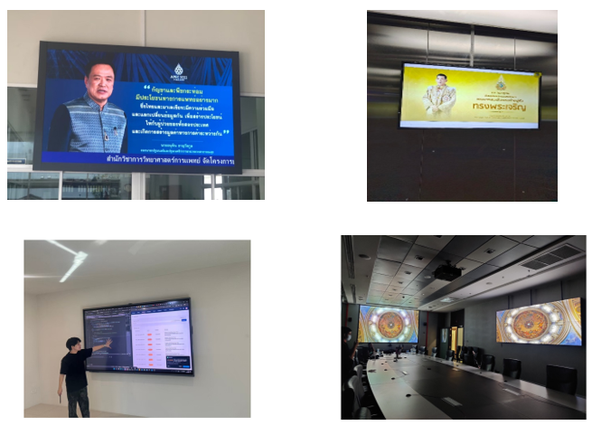 • ระบบ จอมอนิเตอร์ LED Wall, Interactive Monitor และ Digital Signage