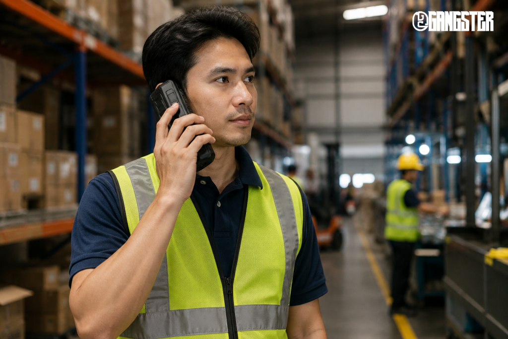 yealink-ax86r-warehouse-worker-usage