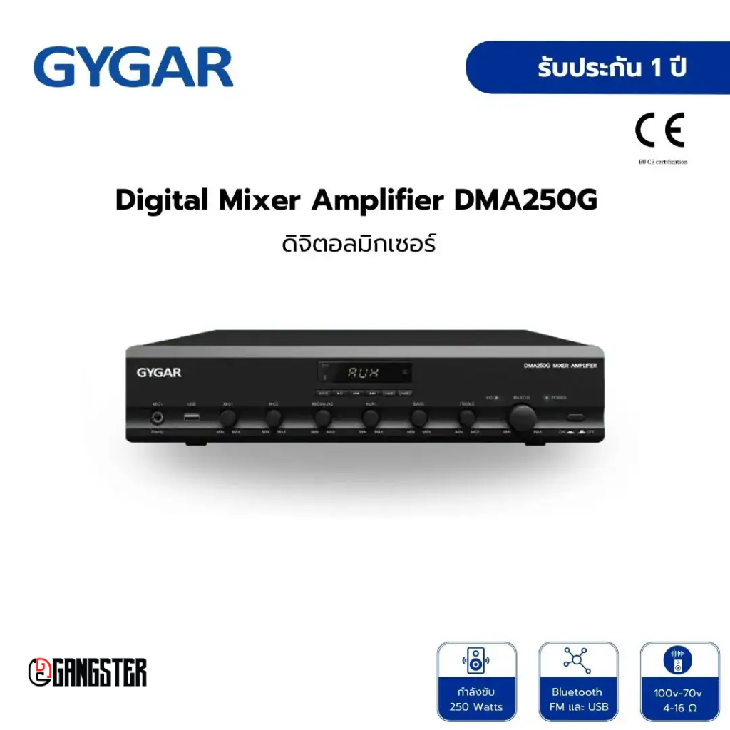 GYGAR AMP-DMA250G