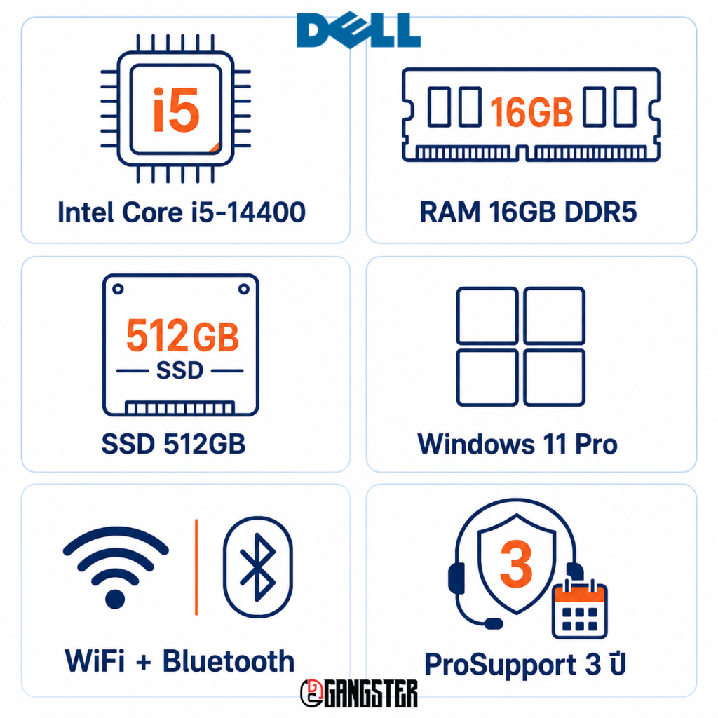 Dell Pro Tower Essential QVT1260 