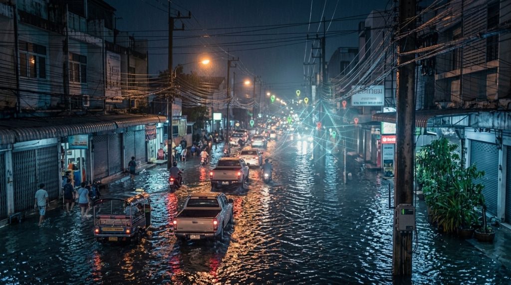 ระบบตรวจวัดน้ำท่วม